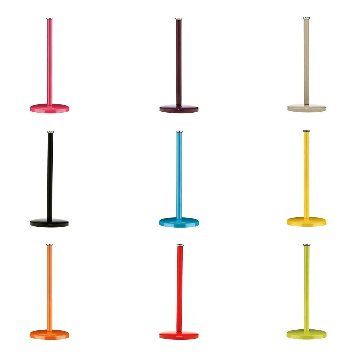 Matt Black and Metal Kitchen Roll Holder