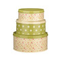 Rose Cottage Set of Three Round Storage Tins
