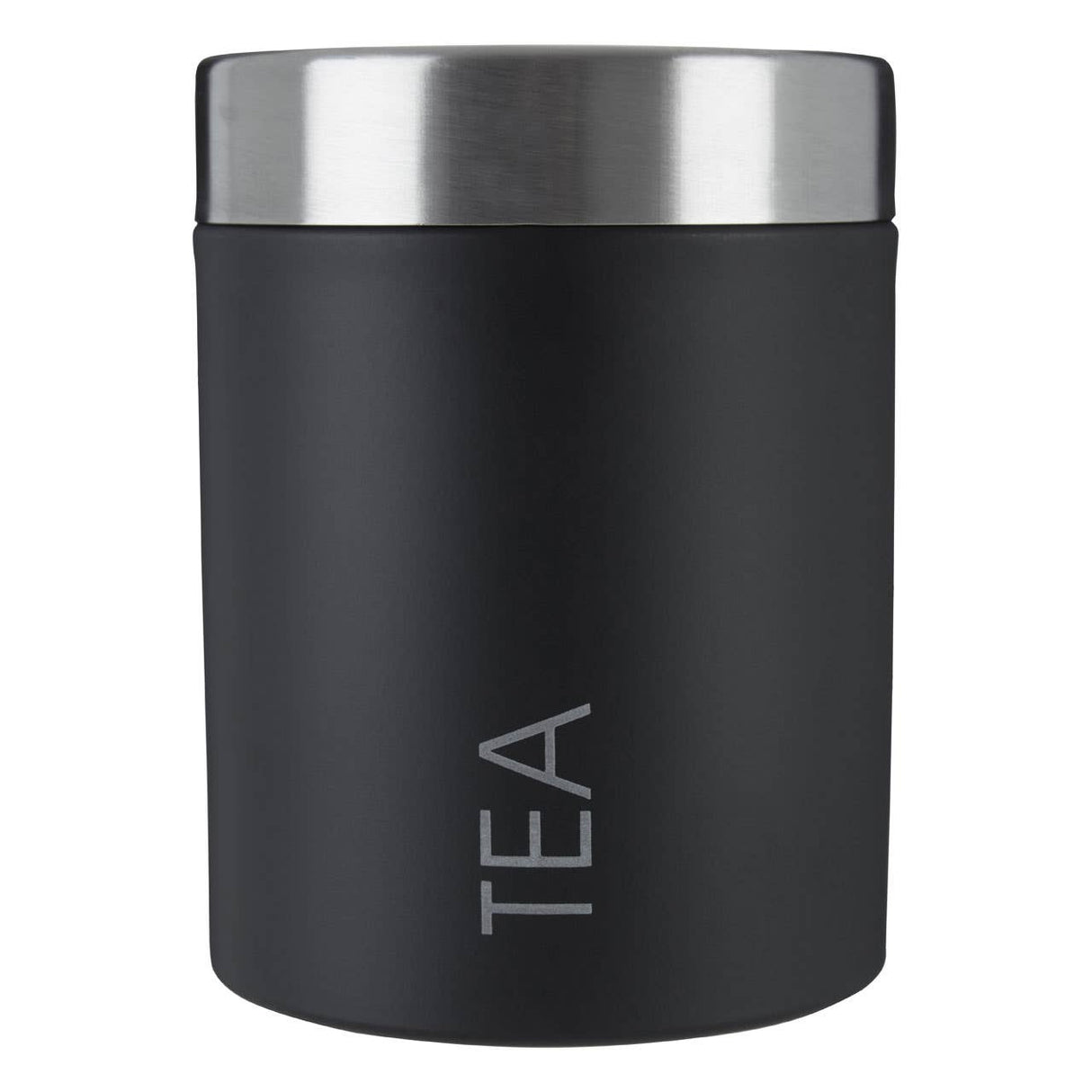 Black Enamel Tea Canister