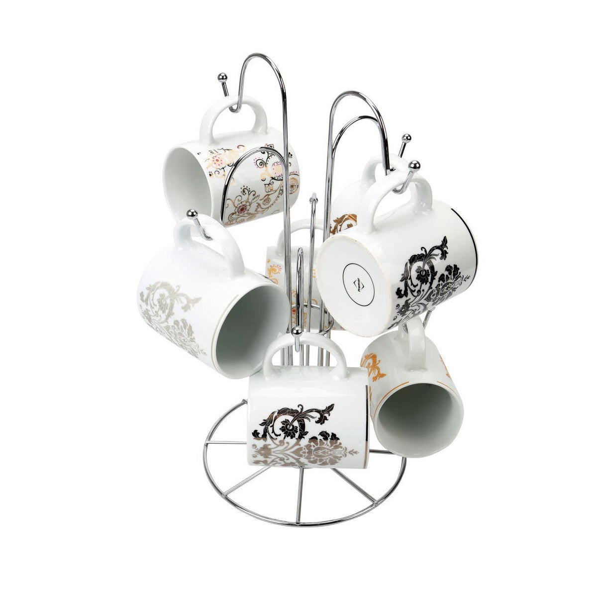 Adler Chrome 8 Cup Mug Tree