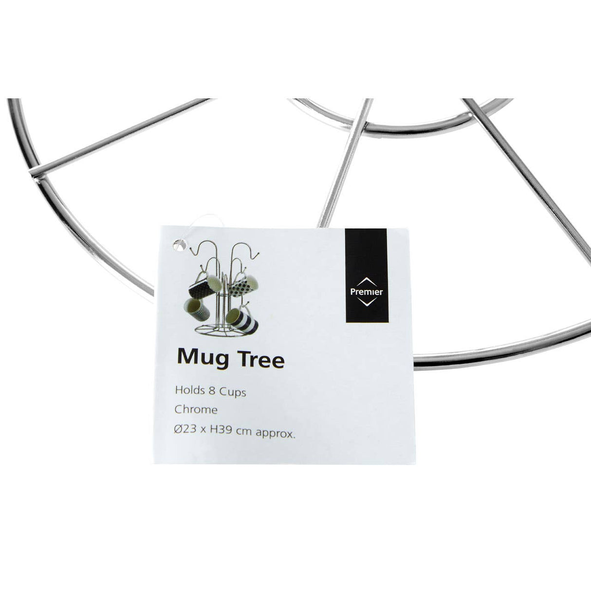 Adler Chrome 8 Cup Mug Tree