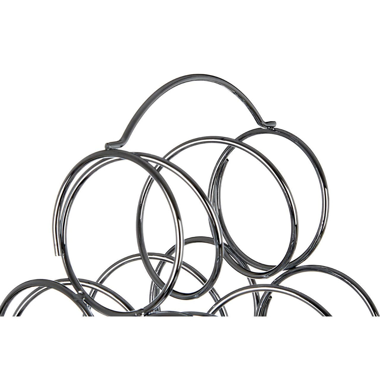 Zuko Chrome 6 Bottles Triangular Wine Rack