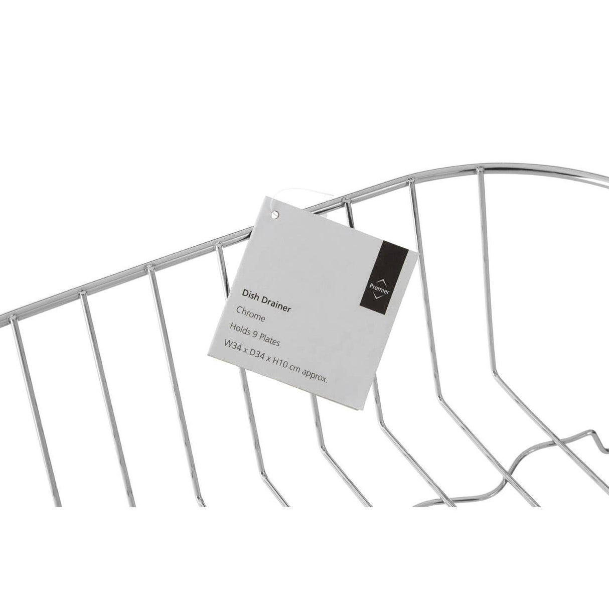 Chrome Square Dish Drainer