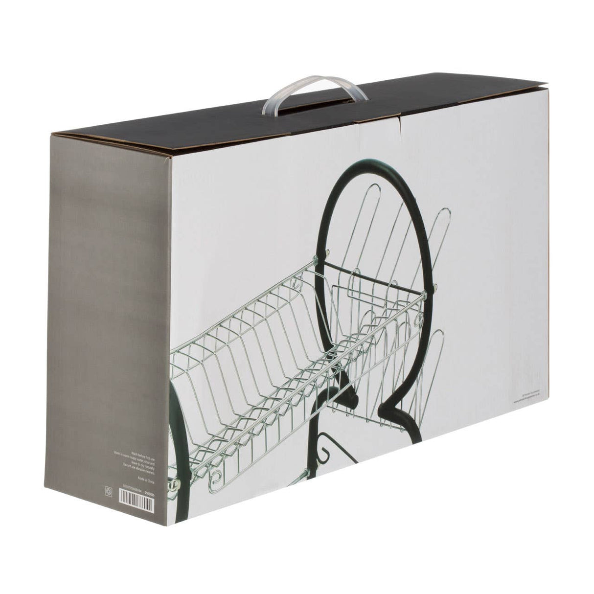 Black Enamel Coated Frame 2 Tier Dish Drainer