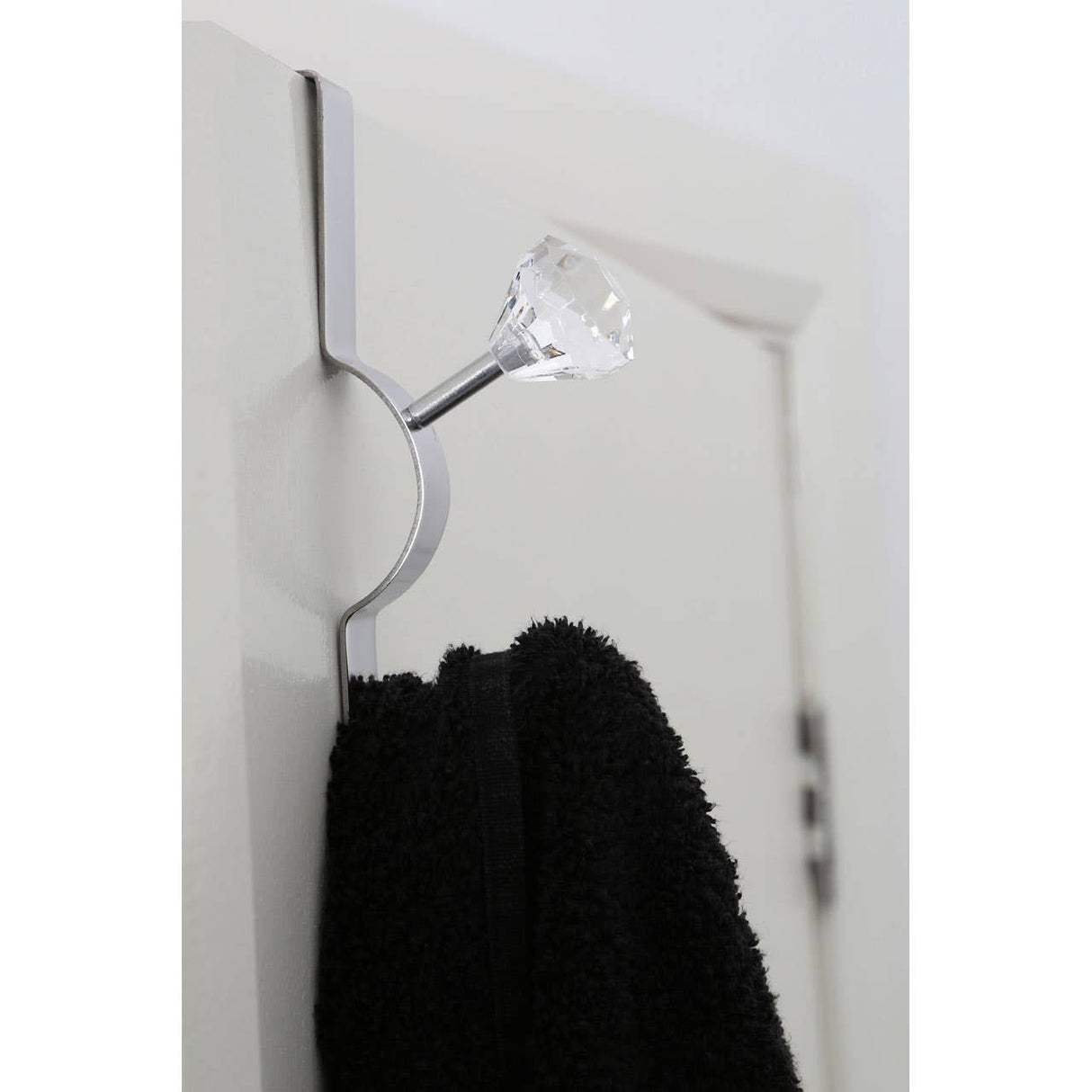Over Door Clear Diamantes Double Hook
