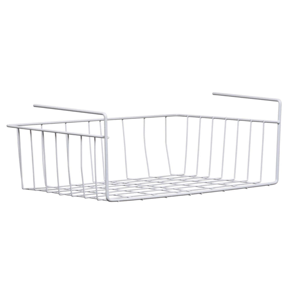 White Under Shelf Large Storage Basket
