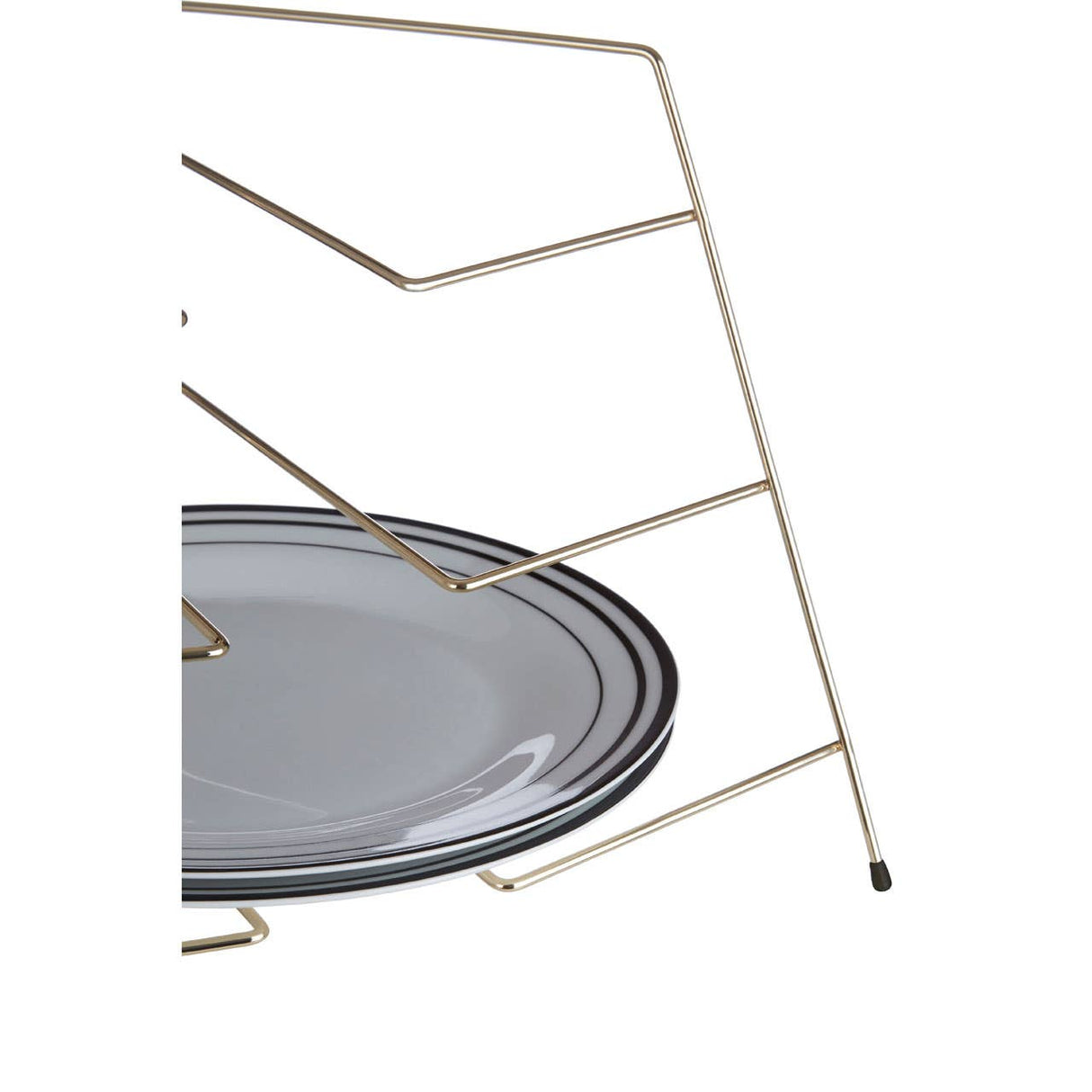 Rowan Gold Plated Corner Plate Rack