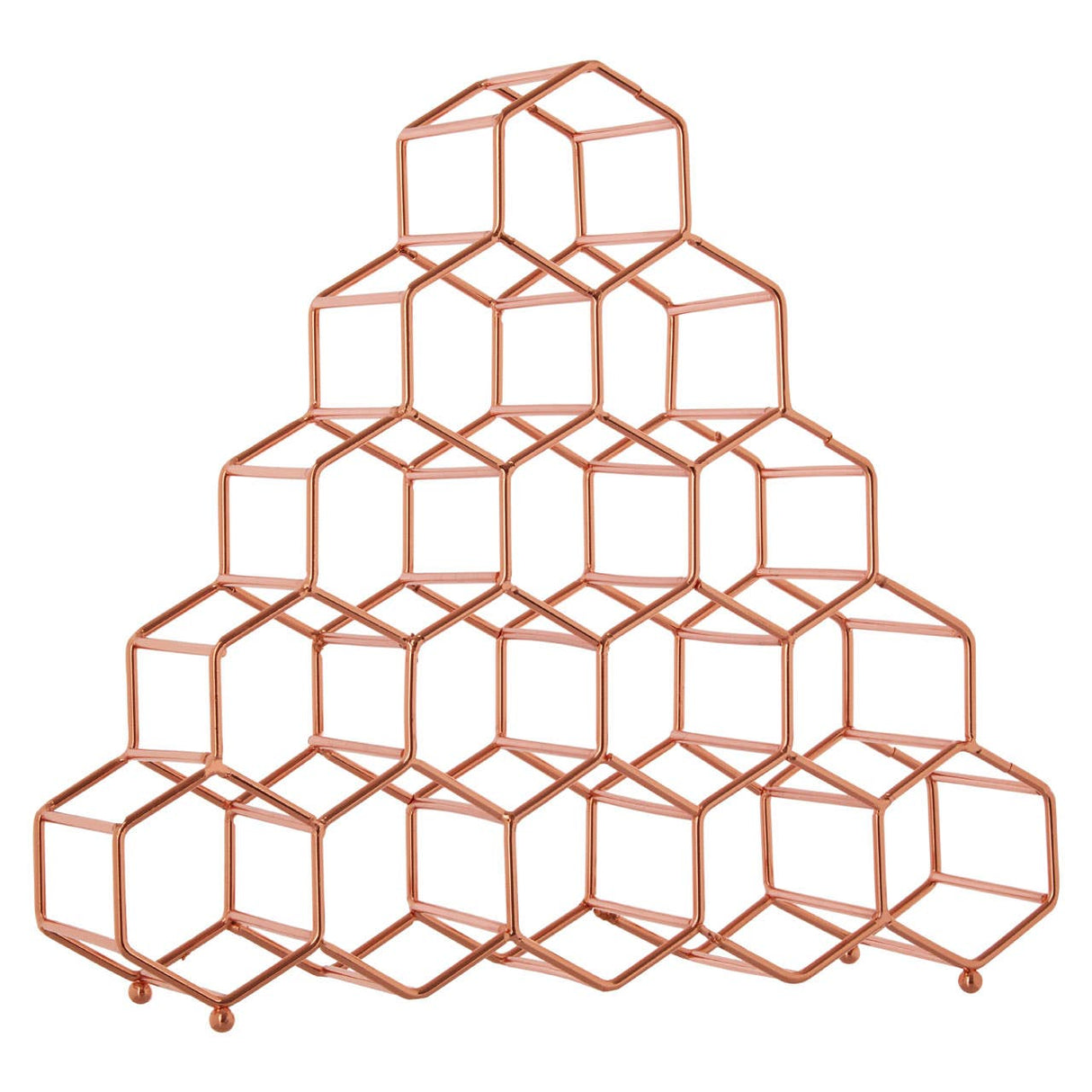 Vertex 15 Bottle Copper Plated Spice Rack