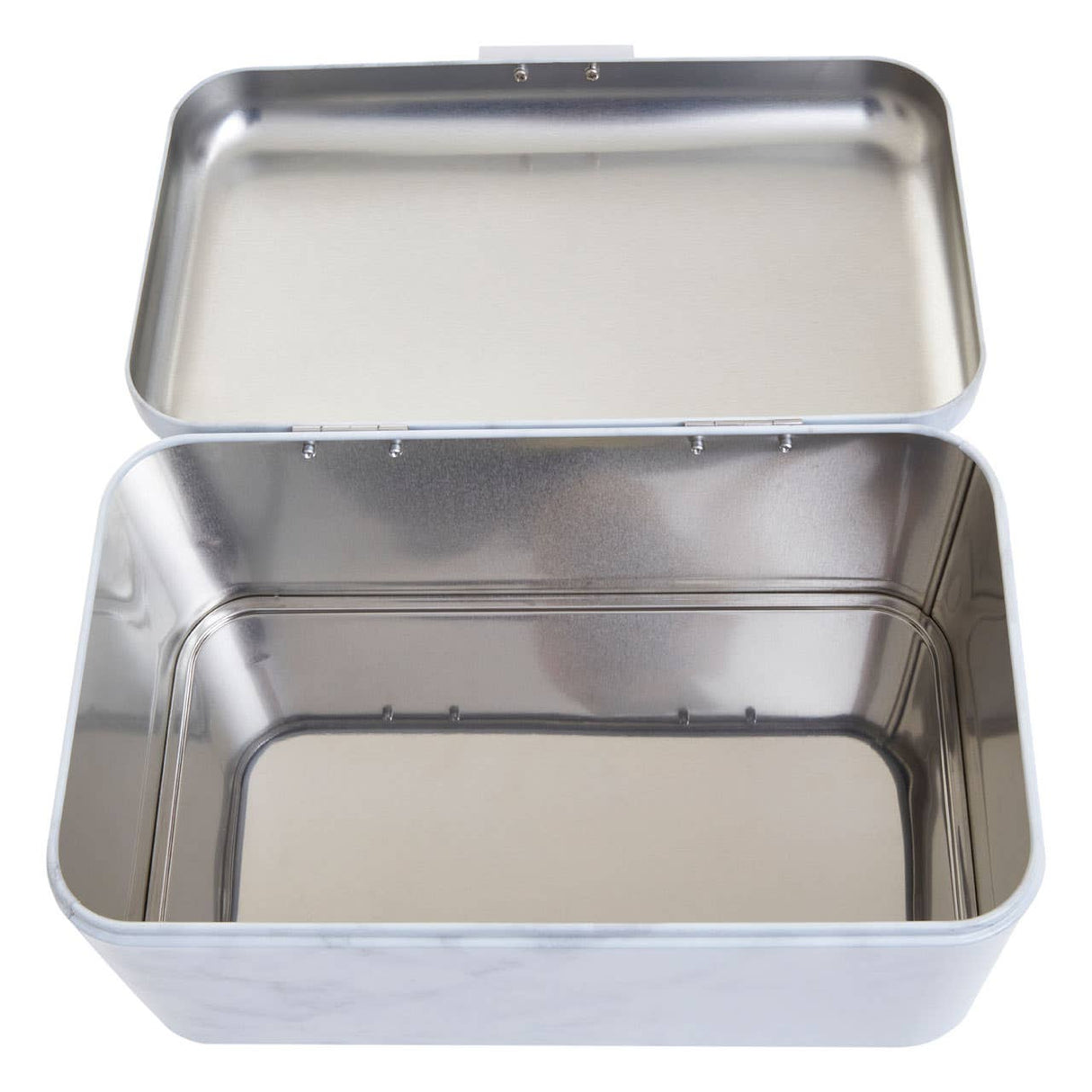 White Marble Effect Storage Set