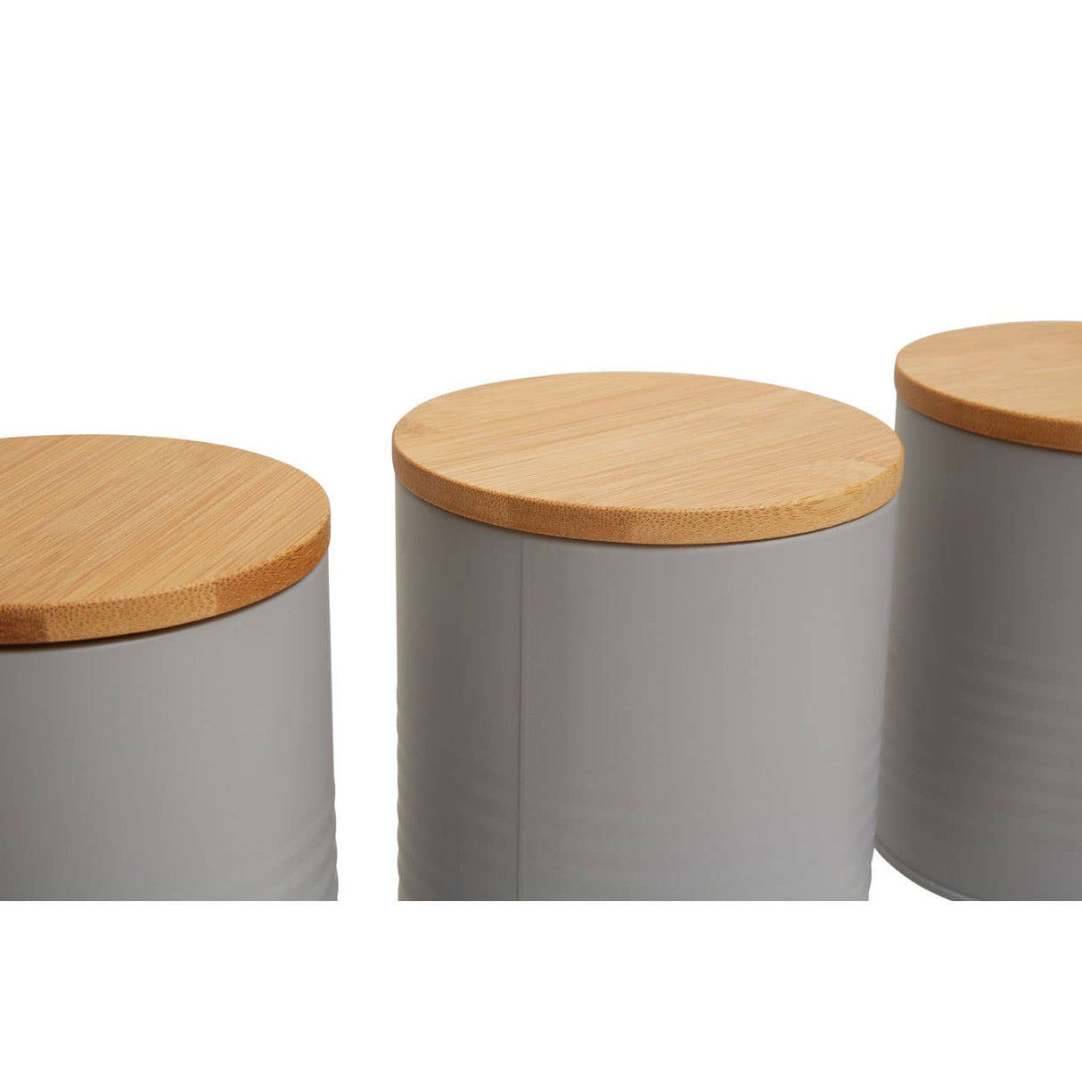 Set Of Three Alton Grey Cannisters