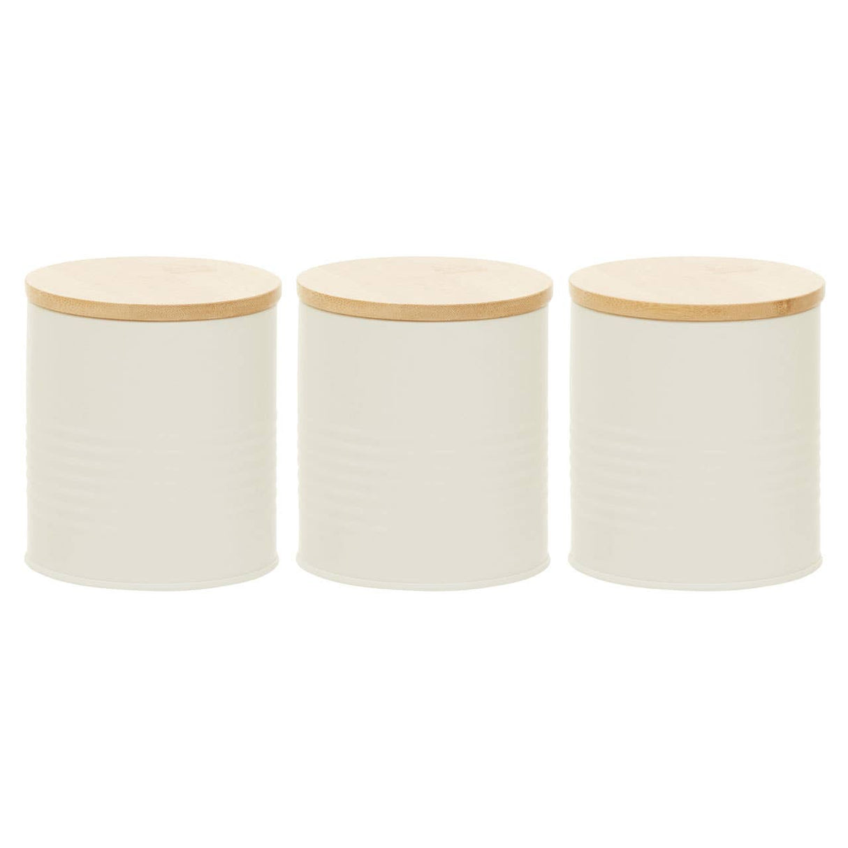 Set Of Three Alton Cream Cannisters