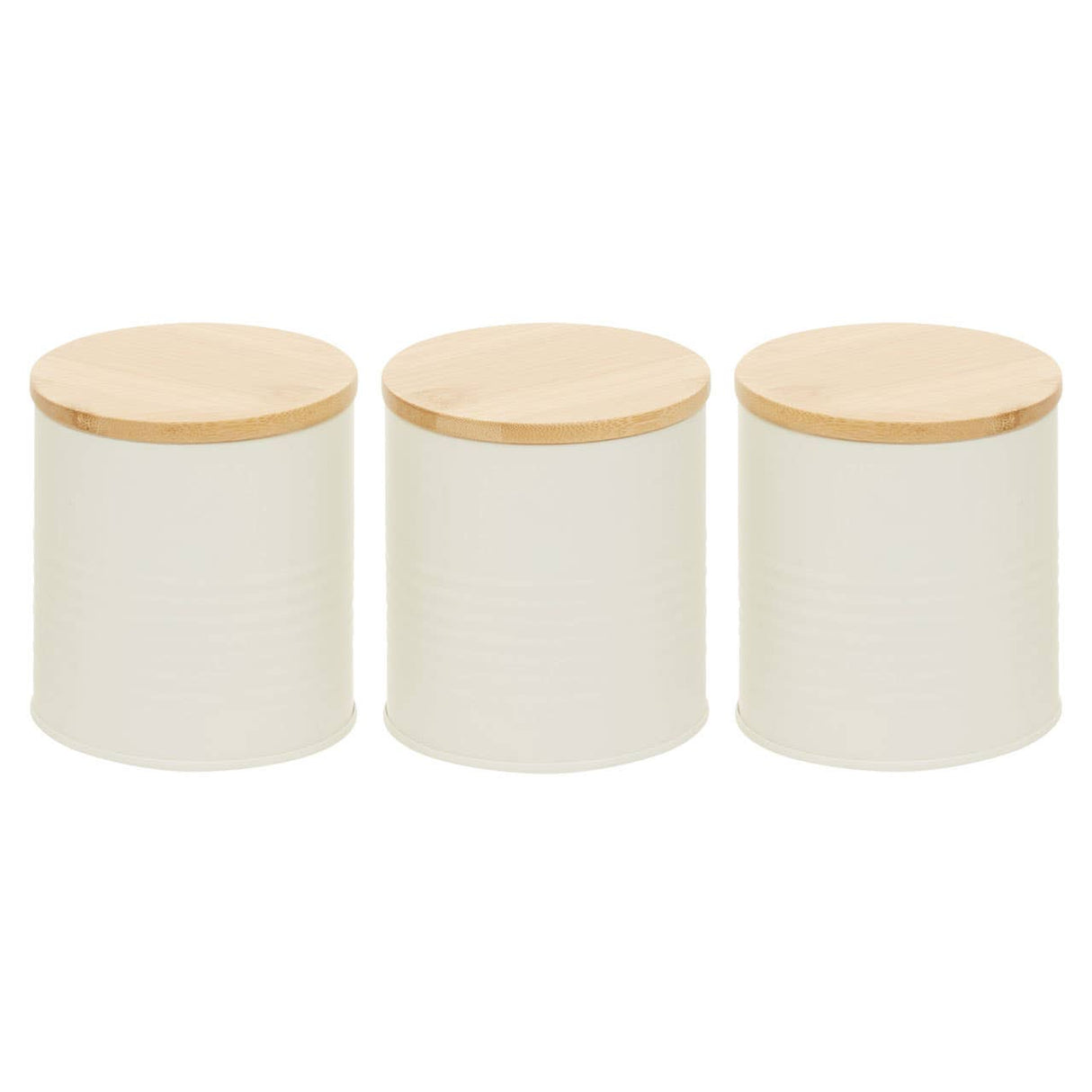 Set Of Three Alton Cream Cannisters