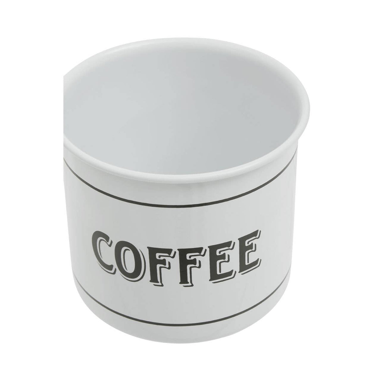 Grocer White Metal Mug