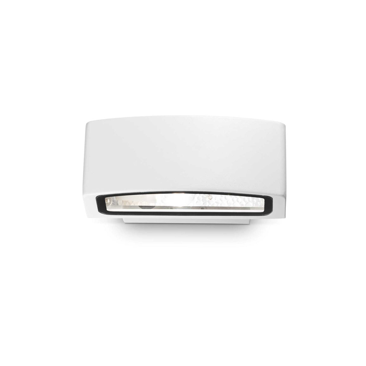 Andromeda Sleek White Outdoor Wall Light Fixture