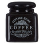 Vintage Home Square Black Coffee Jar