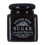 Vintage Home Square Black Sugar Jar