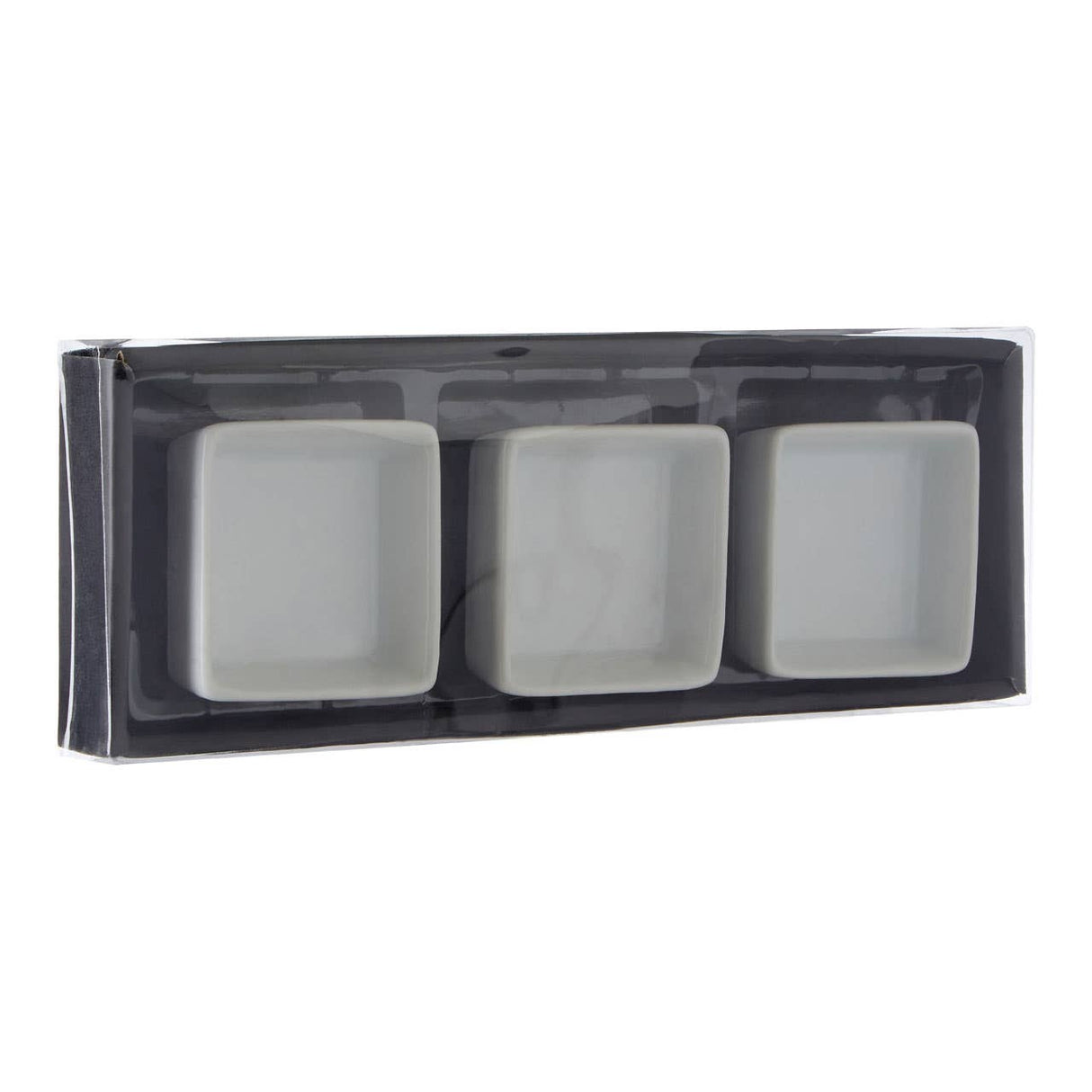 Set Of Three Entree Square Serving Dishes