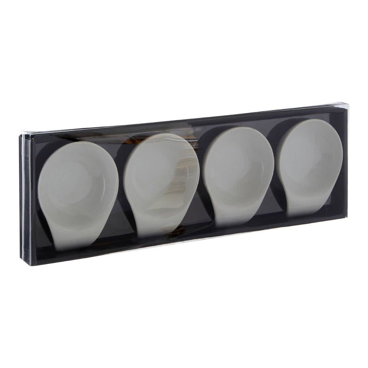 Set Of Four White Porcelain Serving Dishes