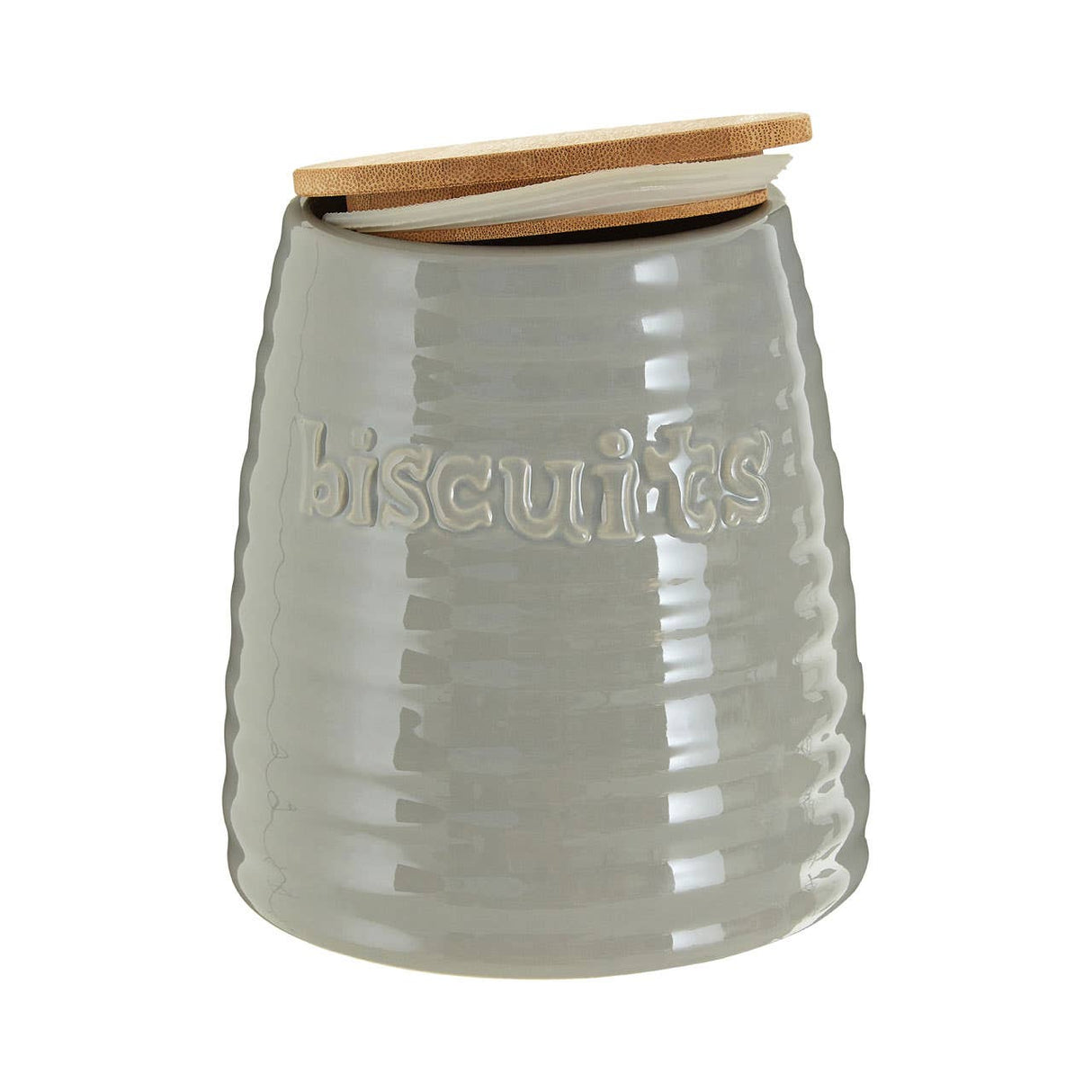 Winnie Grey Dolomite Biscuit Canister