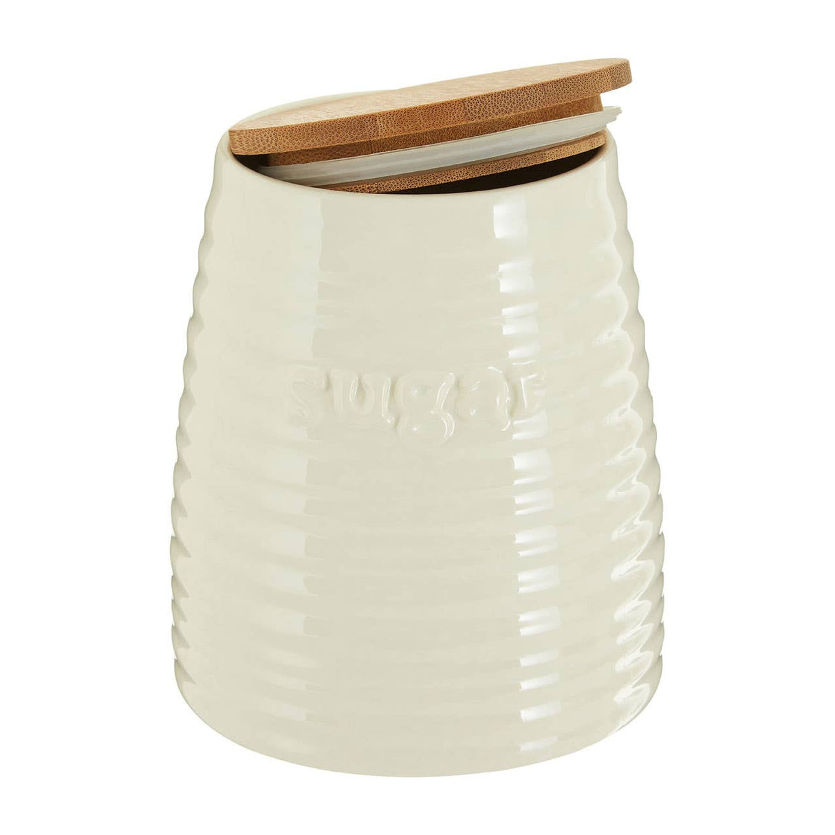 Winnie Cream Dolomite Sugar Canister