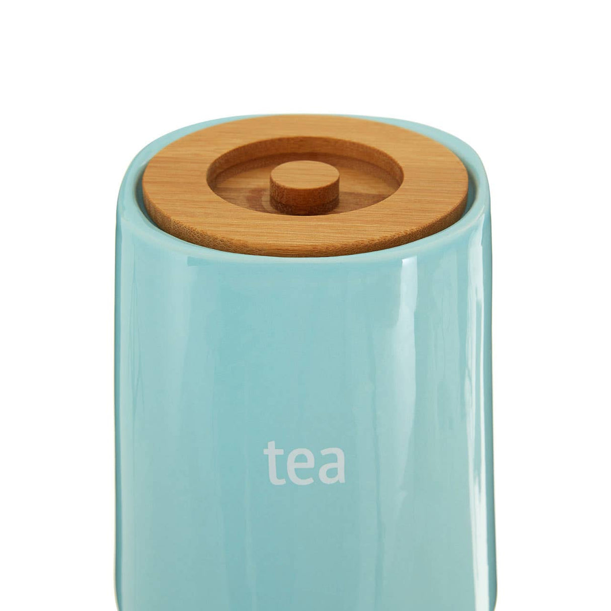 Fletcher Blue Ceramic Tea Canister