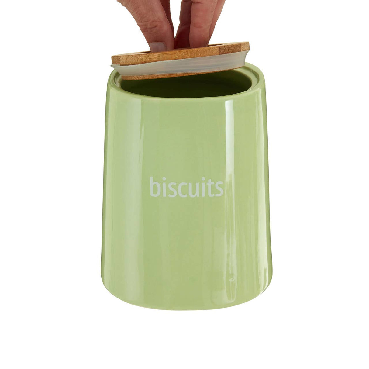Fletcher Green Ceramic Biscuit Canister