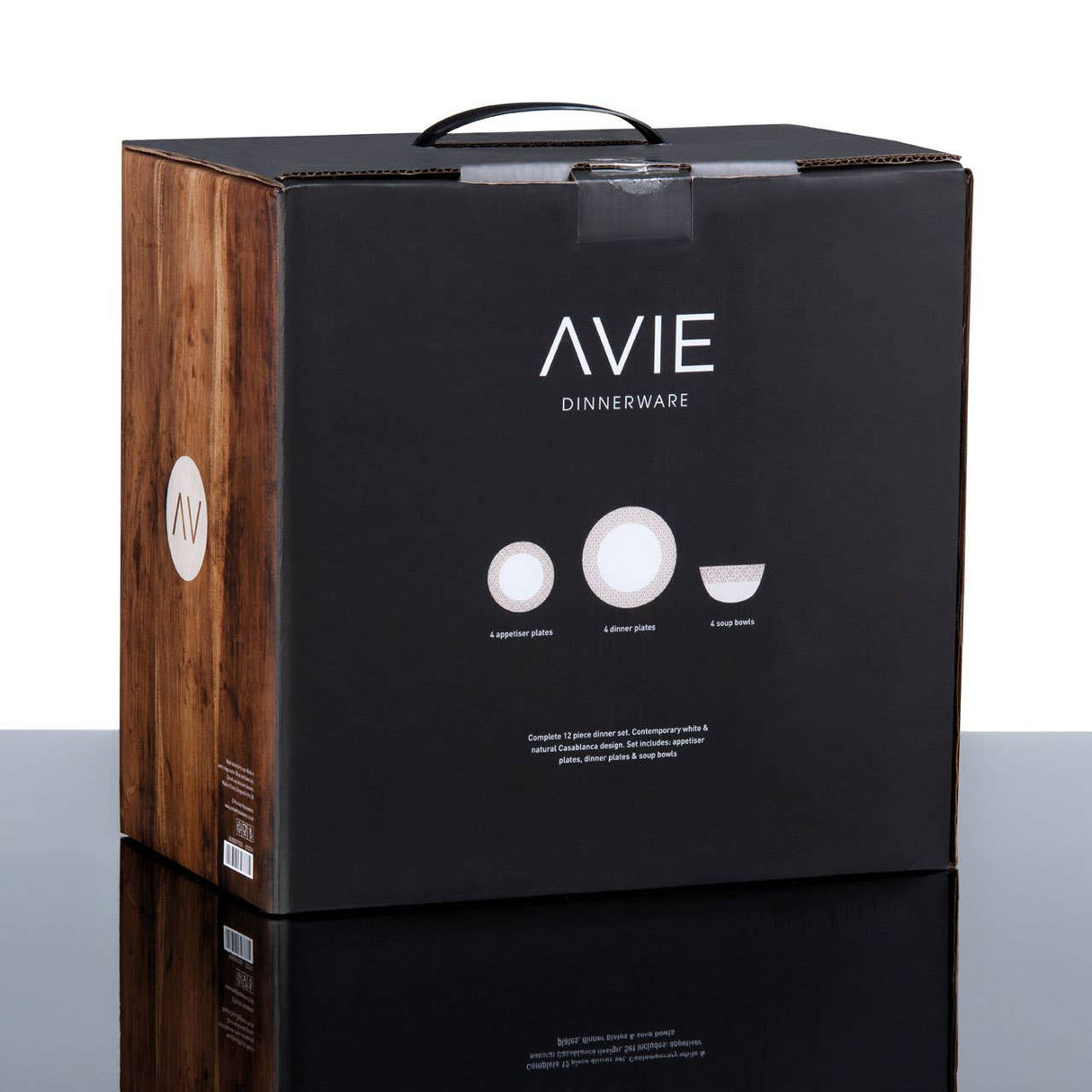 Avie Casablanca Natural Dinner Set