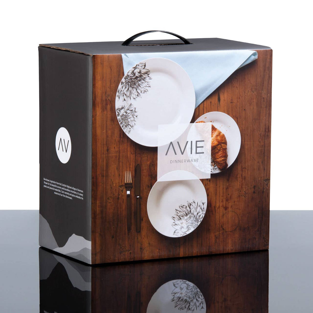 Avie 12Pc Botanic Dinner Set
