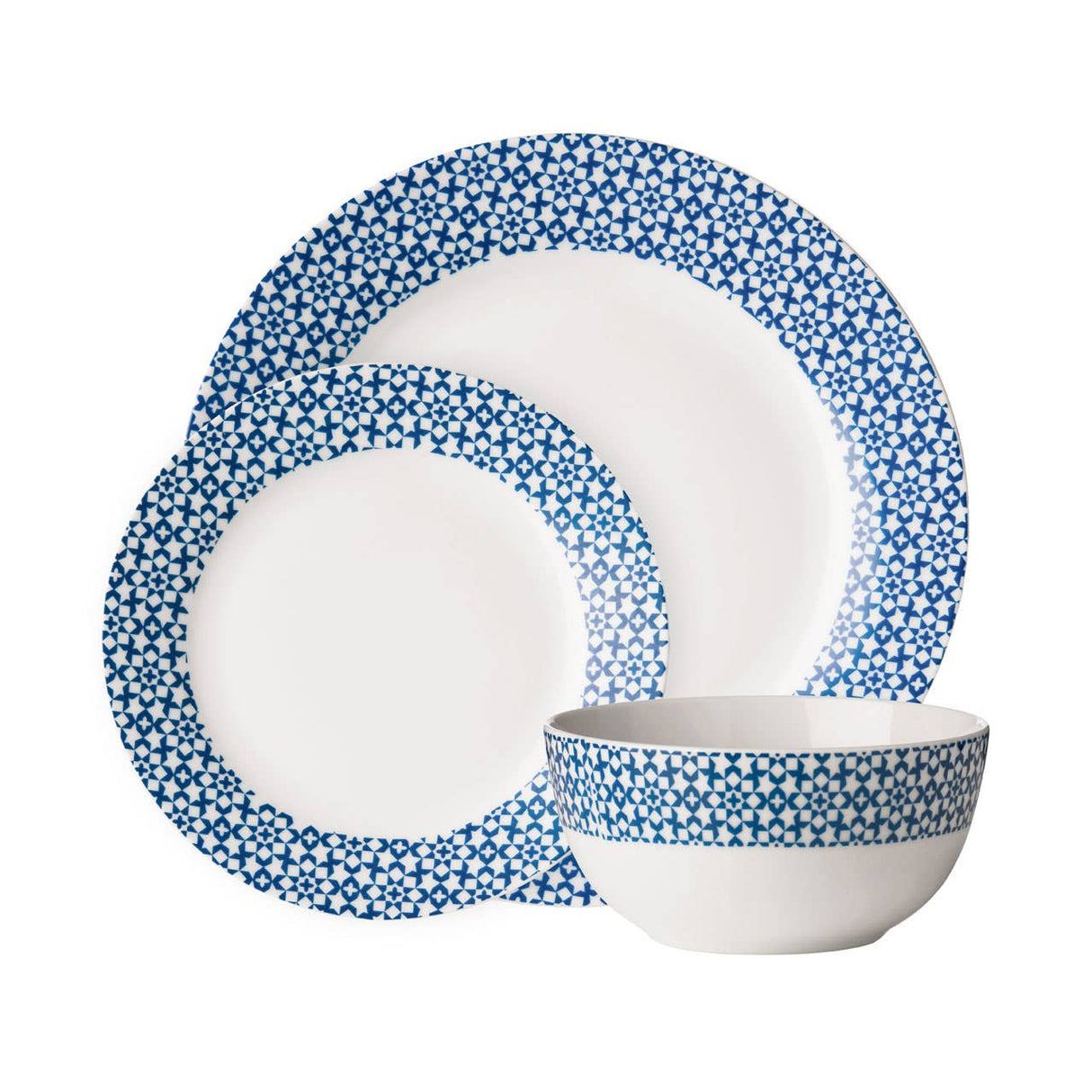 Avie Casablanca Blue Dinner Set (Mob)