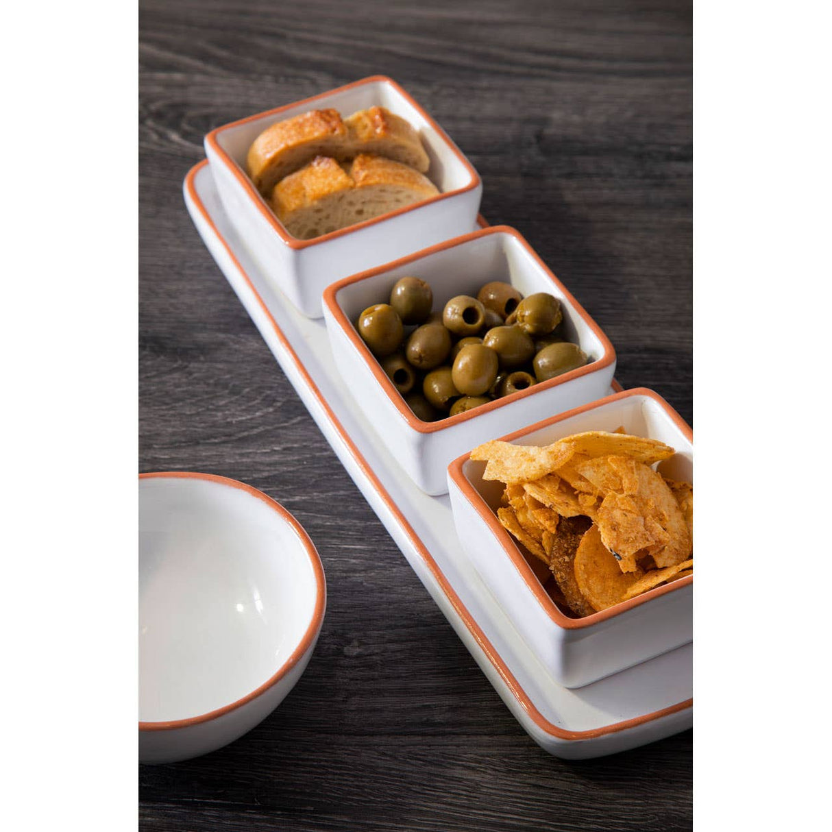 Set Of Three Calisto Dishes On Tray