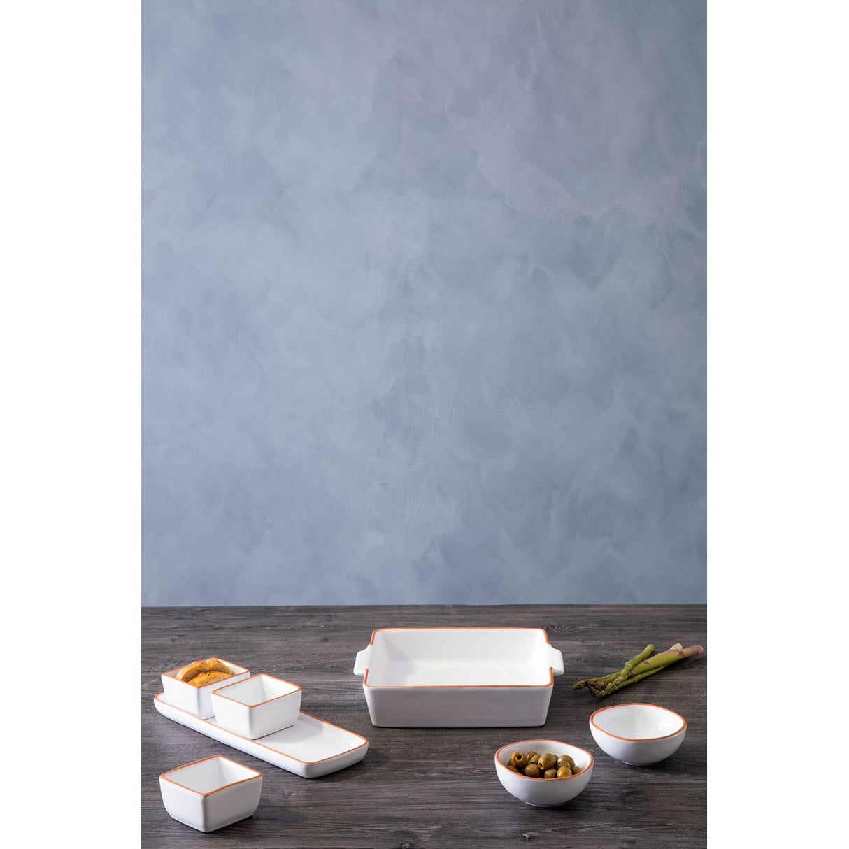 Set Of Three Calisto Dishes On Tray