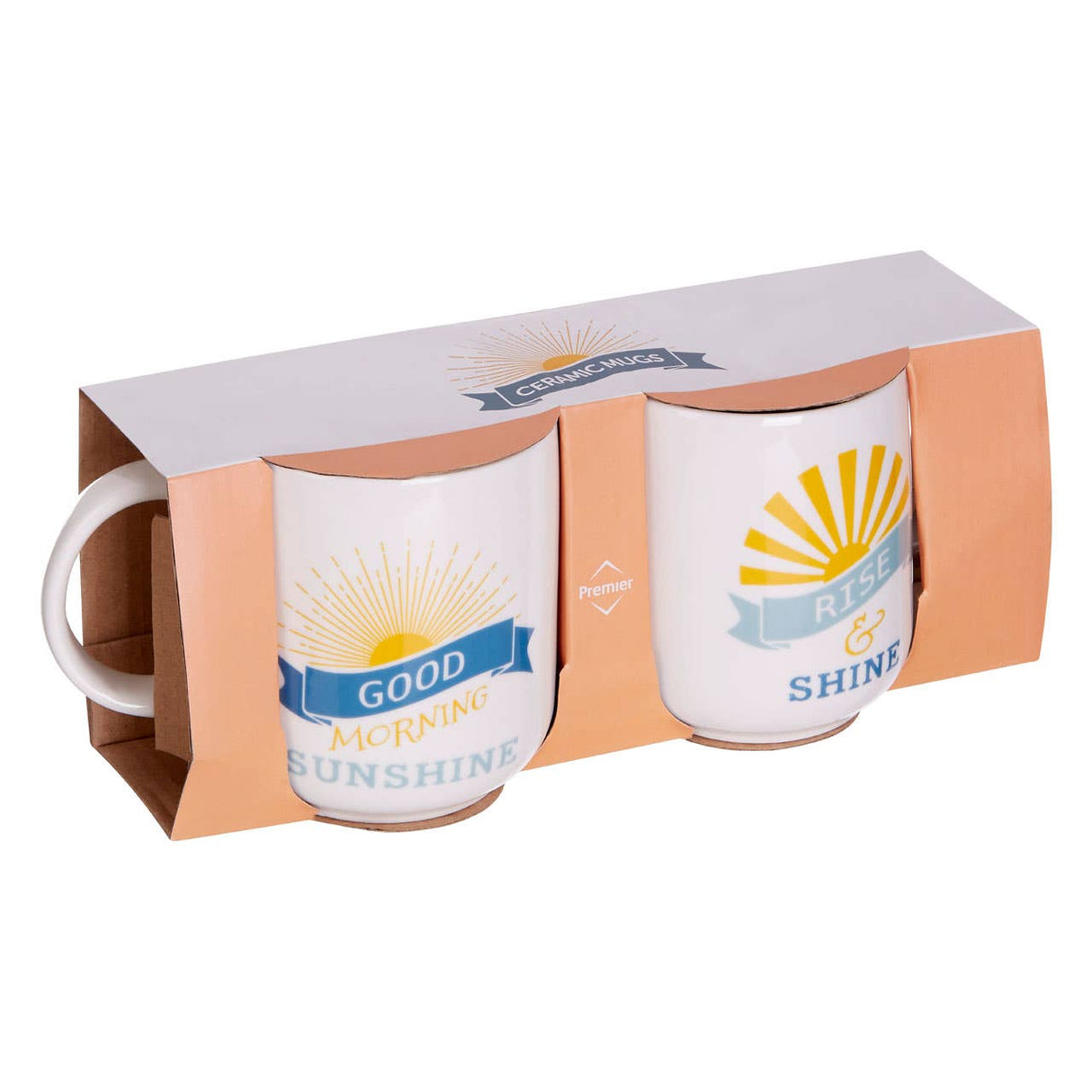Set Of Two Sunshine Mugs