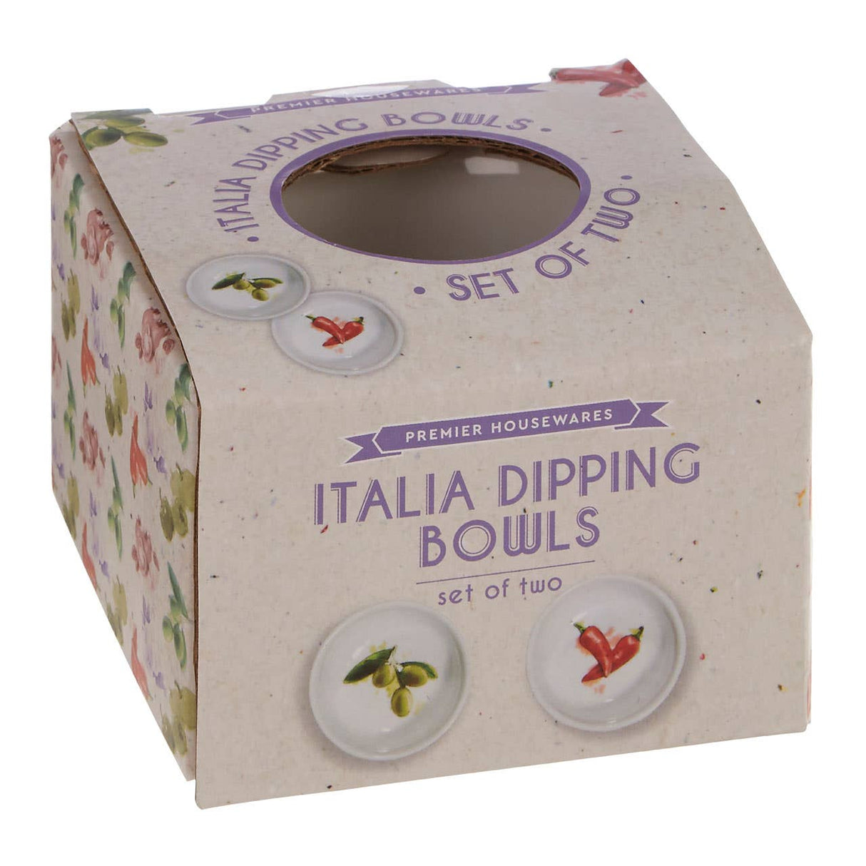 Set Of Two Italia Dipping Bowls