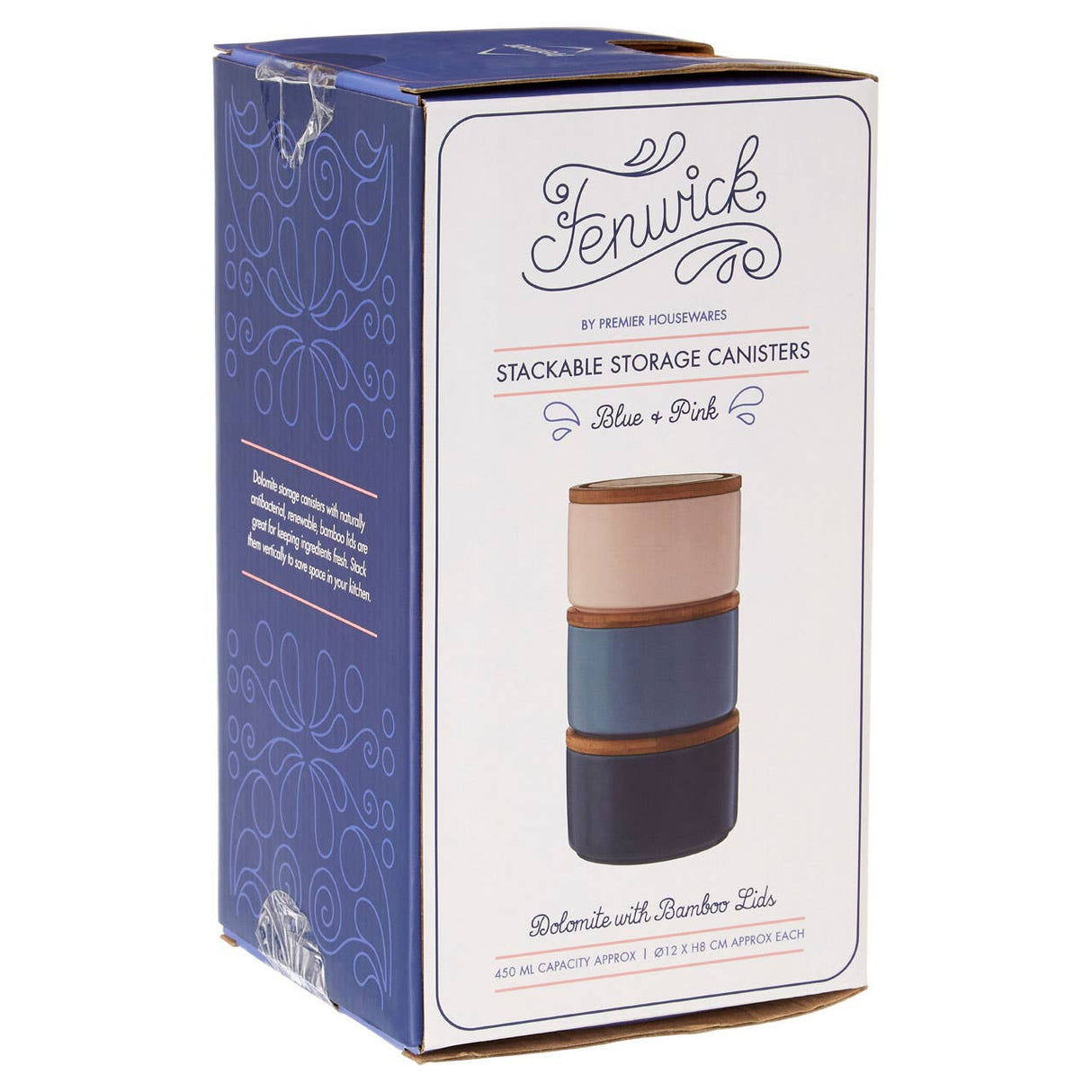 Fenwick Blue Storage Canisters