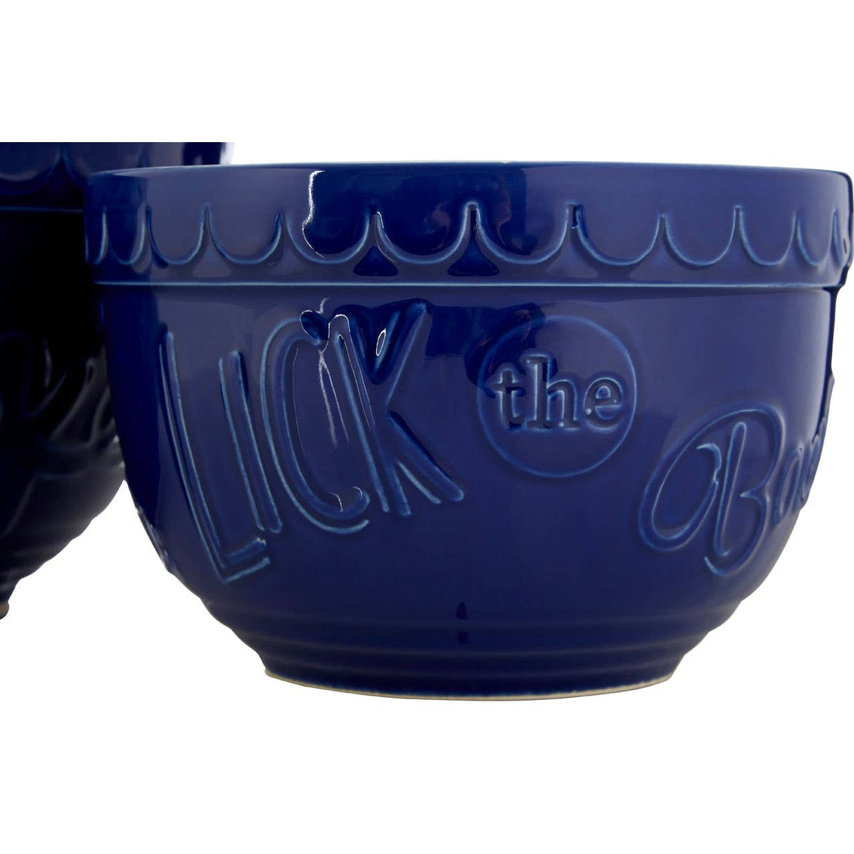 Set Of Two Gigi Blue And White Mixing Bowls