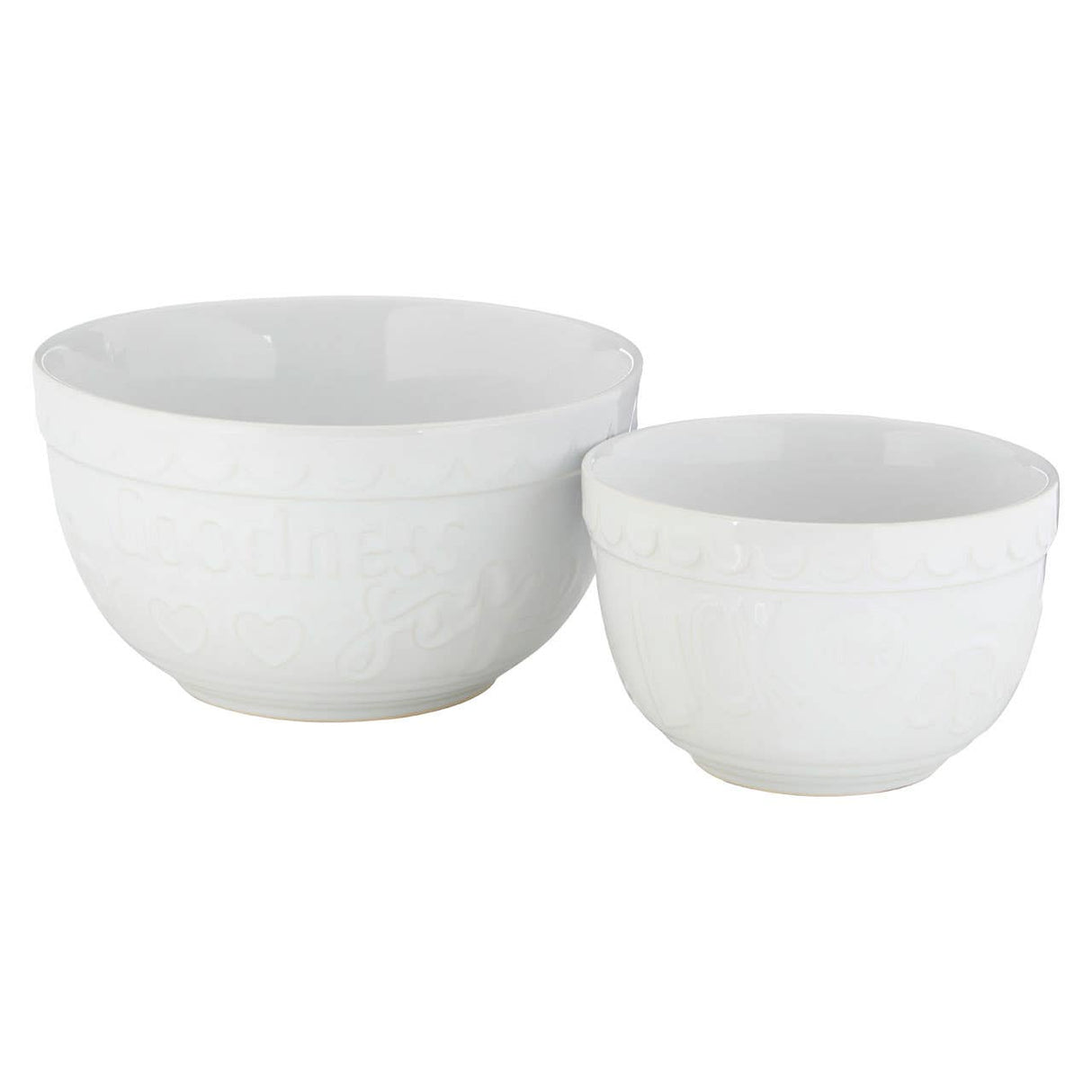 Set Of Two Gigi Round Mixing Bowls