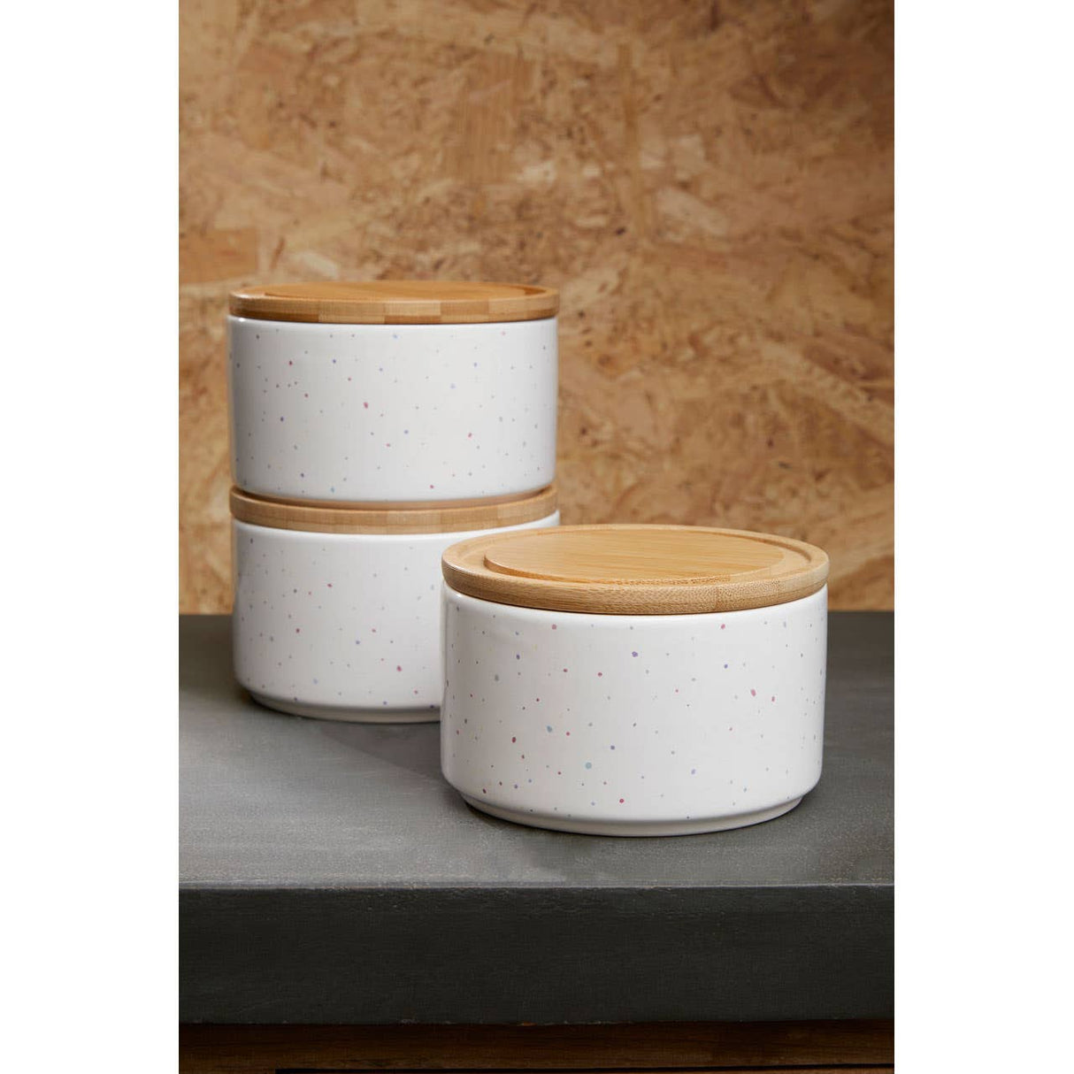 Fenwick Set of 3 Stackable Canisters