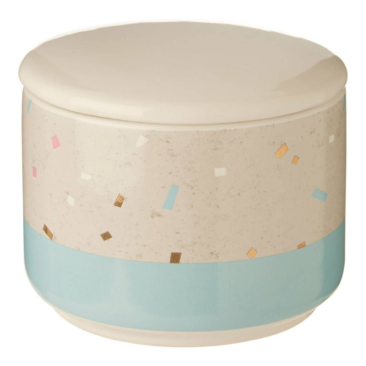Lozica Small Recycled Grey Blue Storage Canister