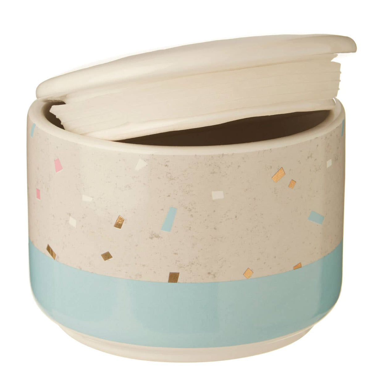 Lozica Small Recycled Grey Blue Storage Canister