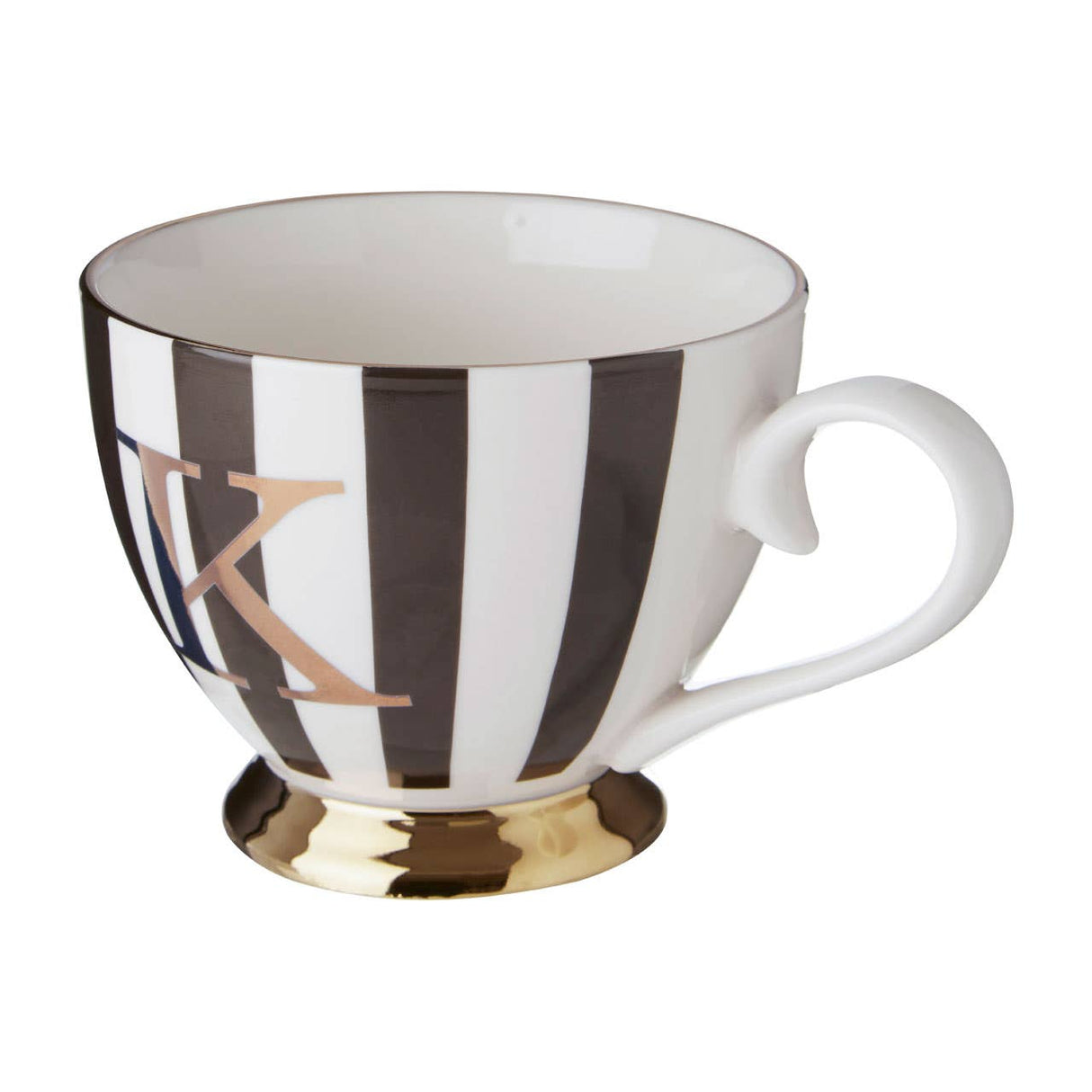 Mimo Duchess K Letter Monogram Mug