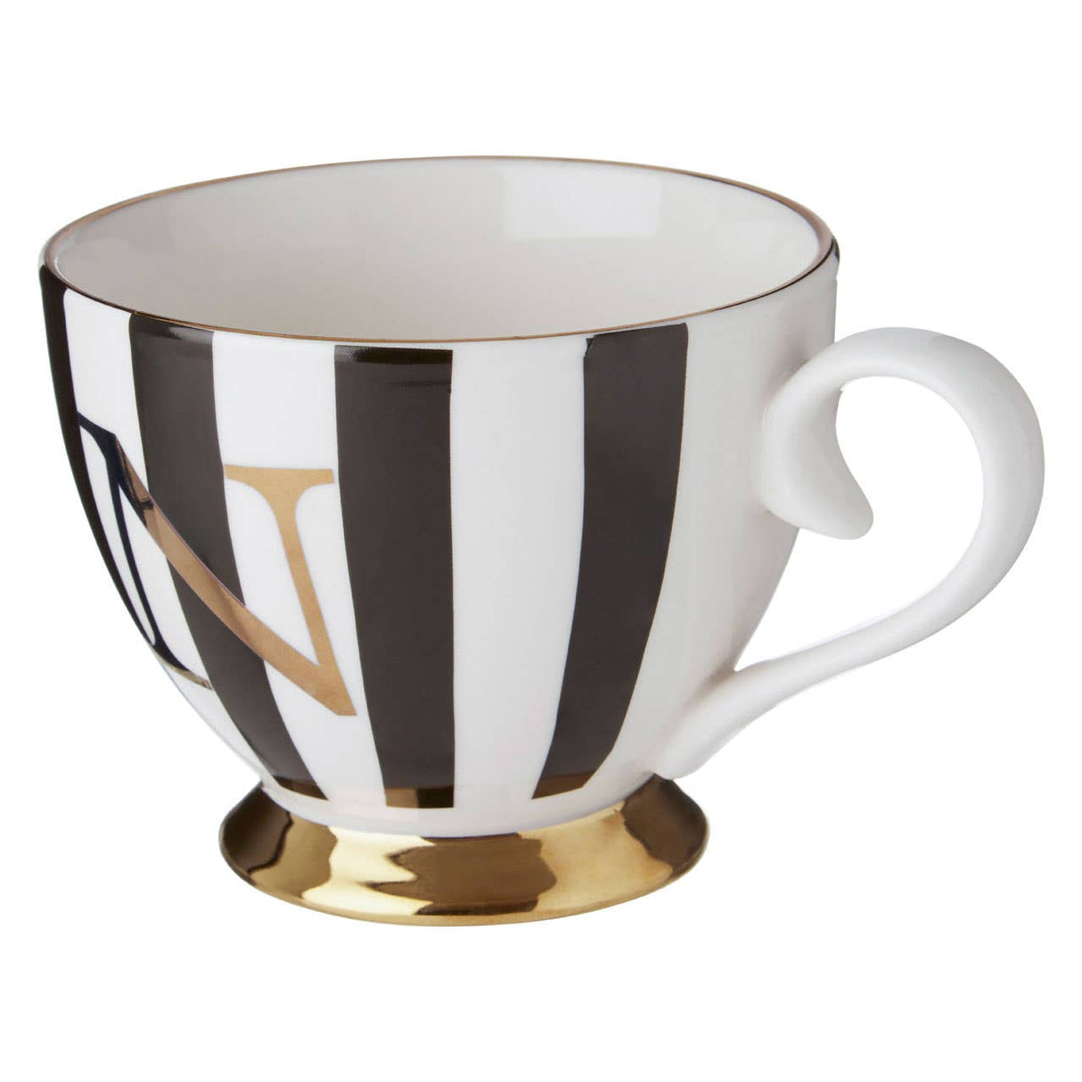 Mimo Duchess N Letter Monogram Mug