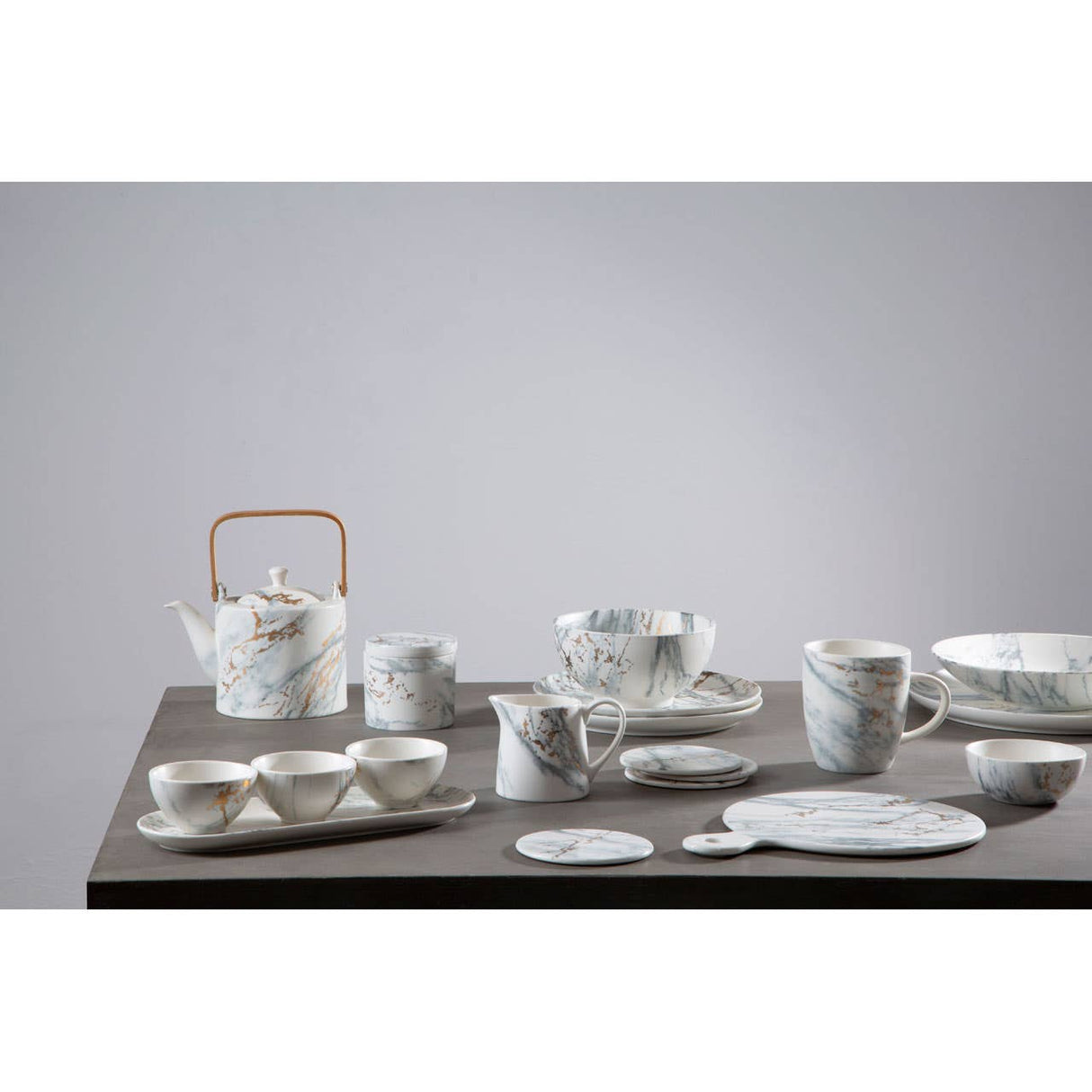 Marble Luxe 4 Piece Tapas Set