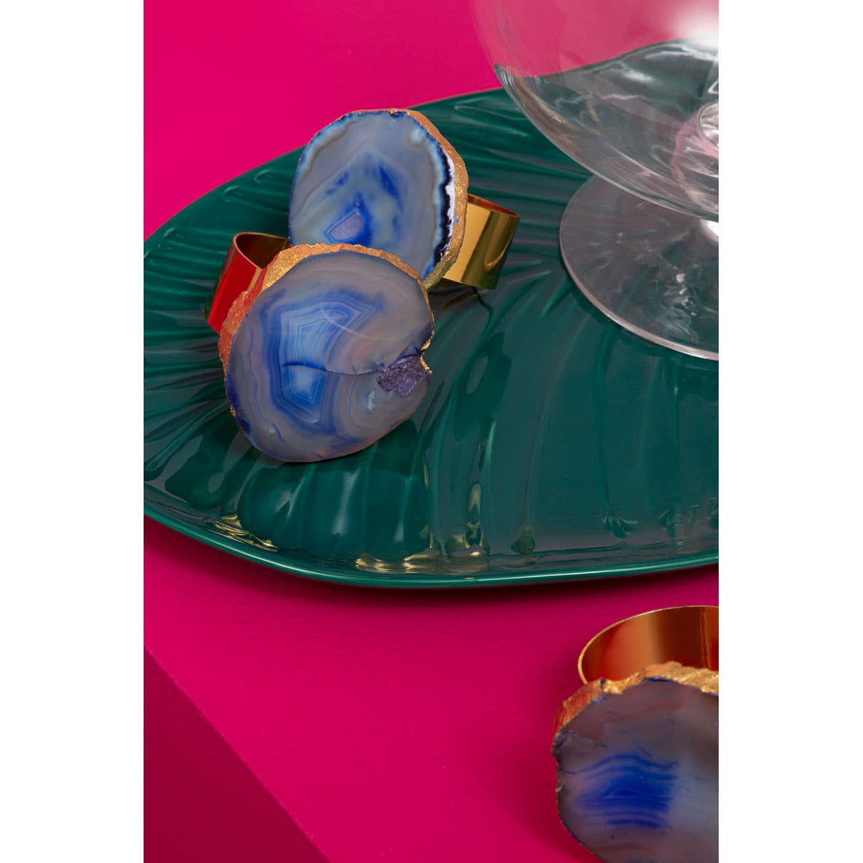 Bali Dark Green Serving Plate