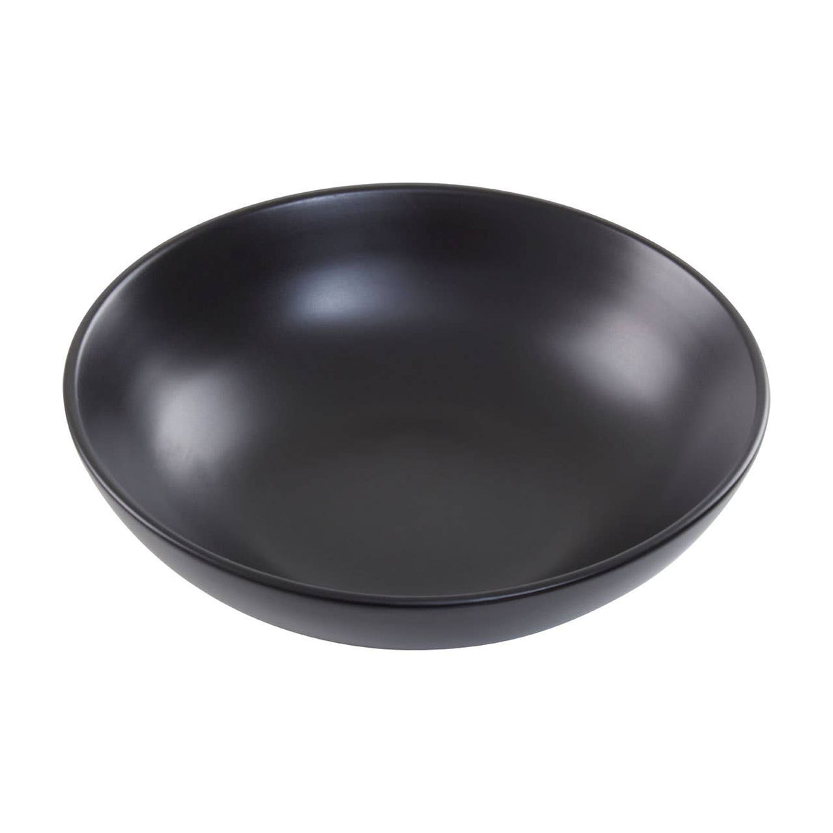 16 Piece Black Stoneware Dinner Set