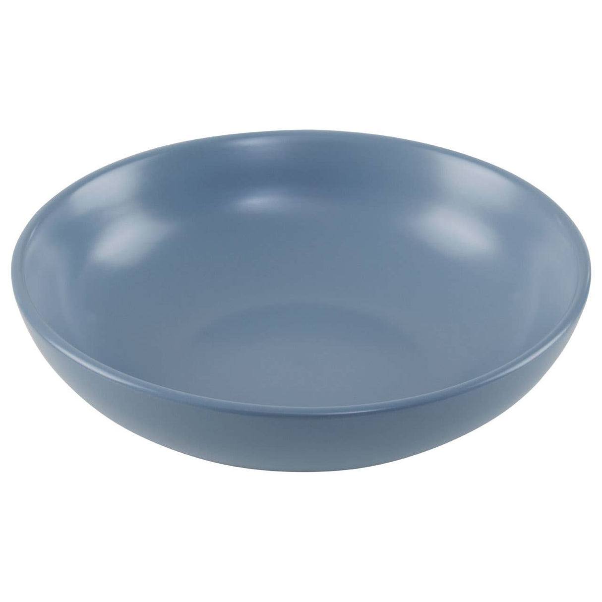 Twelve Piece Blue Stoneware Dinner Set