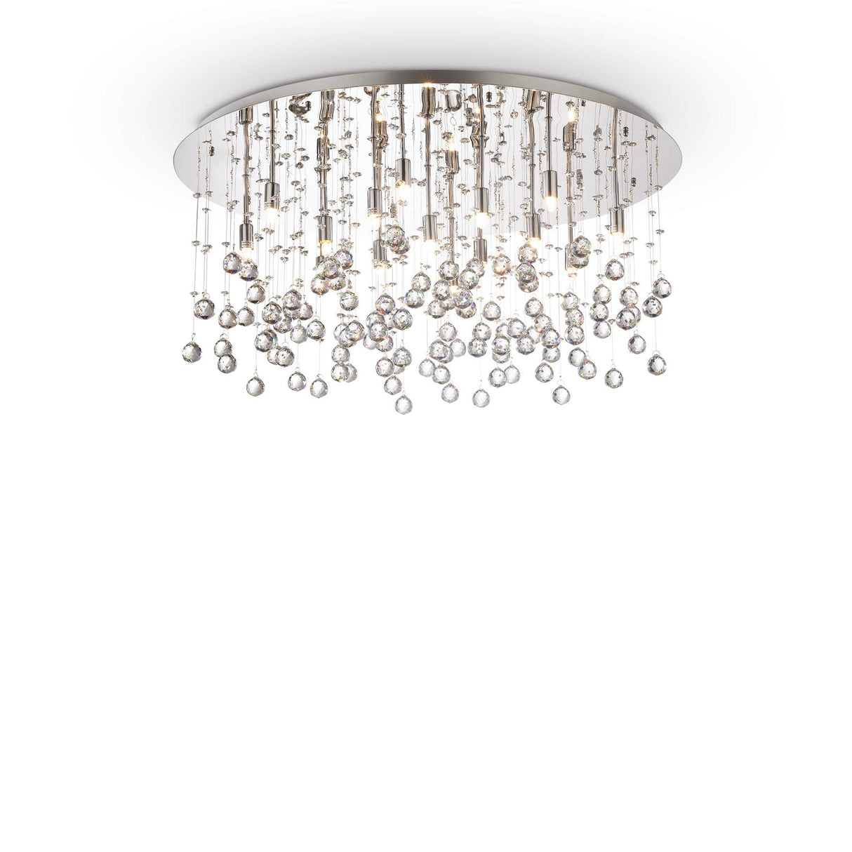 Moonlit Elegance 15-Light Chrome Chandelier