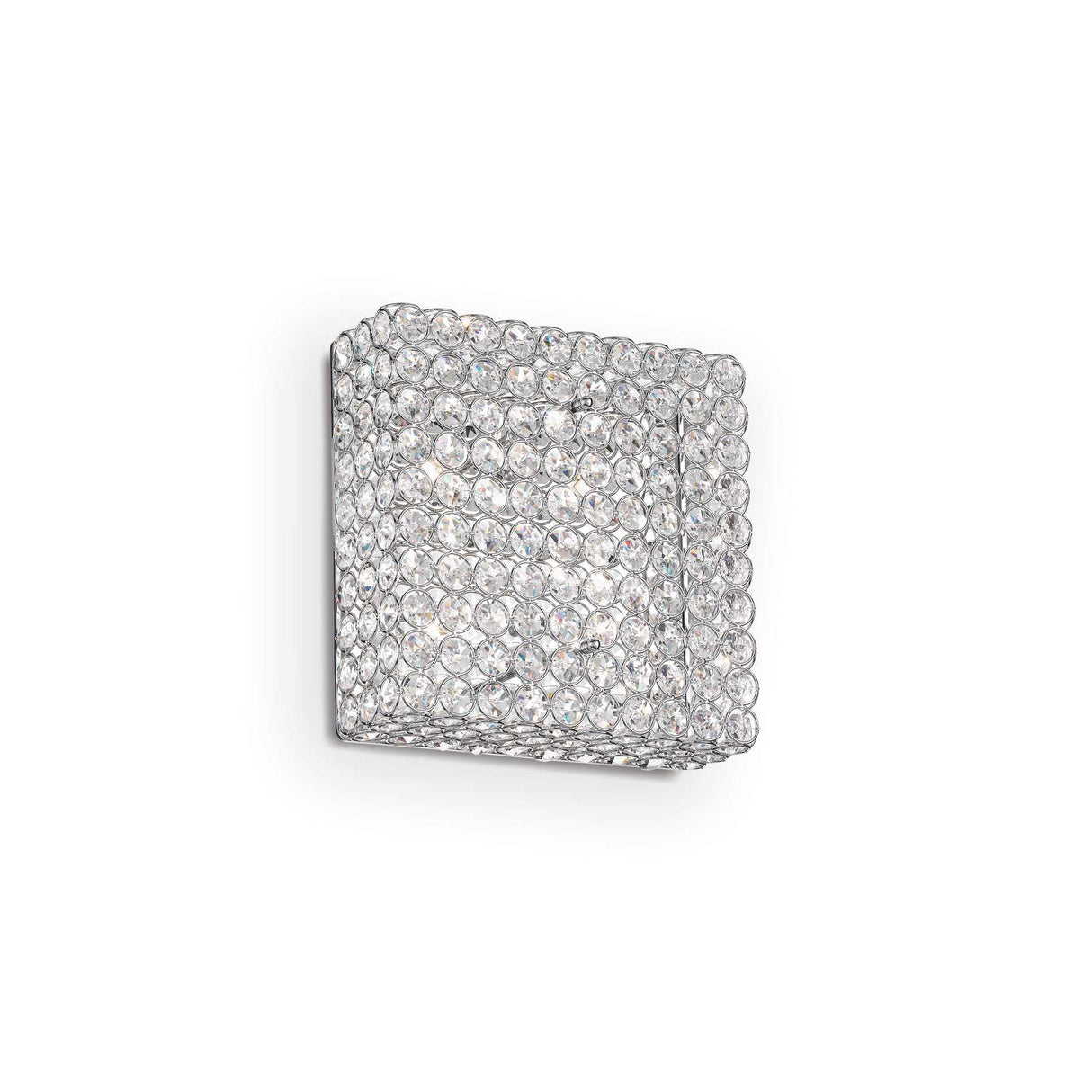 Modern Admiral Quad Crystal Square Wall Sconce