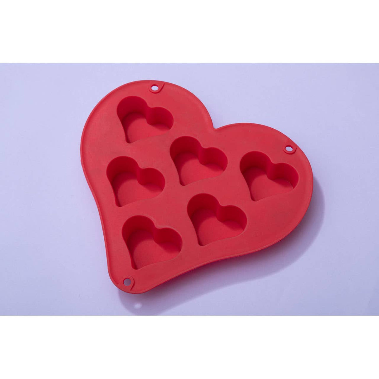 Mimo Red Silicone 6 Baking Mould