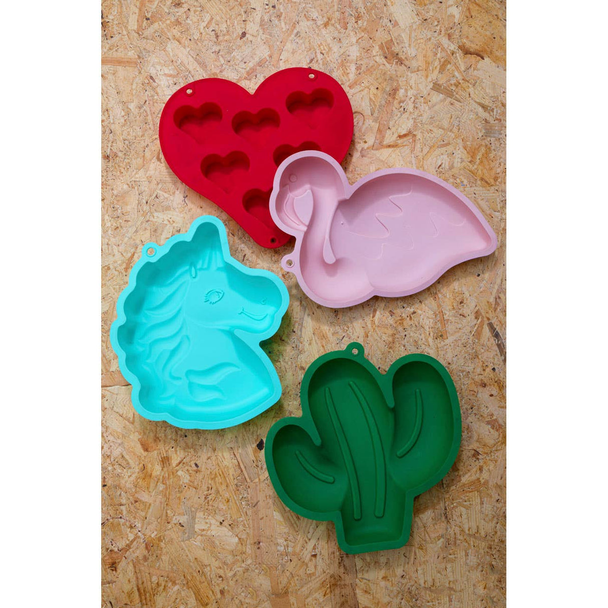 Mimo Red Silicone 6 Baking Mould