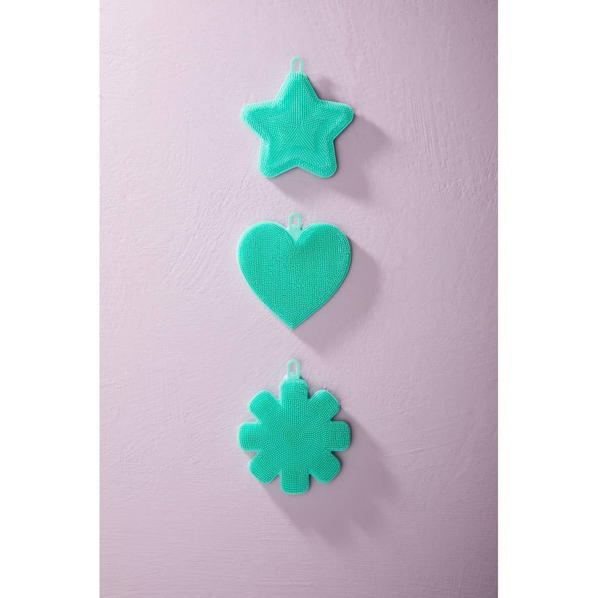 Zing Teal Silicone Dish Scrubbers